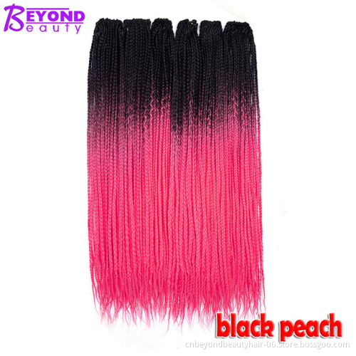 Box Braids Crochet Hair Small Synthetic Hair Extensions Dreadlocks 24 strands/pack Twist Crochet Braids Braiding Hair Long